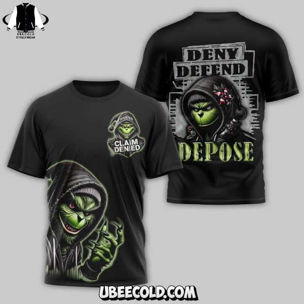 Grinch Free Luigi Deny Depend Depose Stay Strong Hoodie T-Shirt
